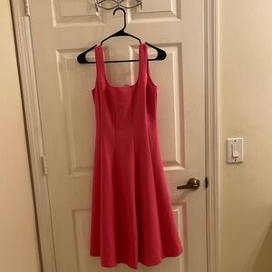 Ann Taylor Vibrant Pink Dress